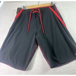 Oakley Men's Swim Trunks Unlined Drawstring Size 30x10 Colorful Back